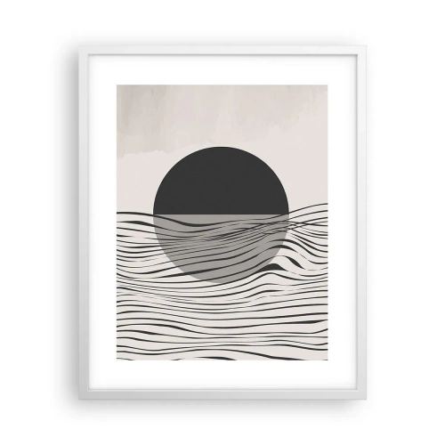 Poster in white frmae - Half Composition - 40x50 cm