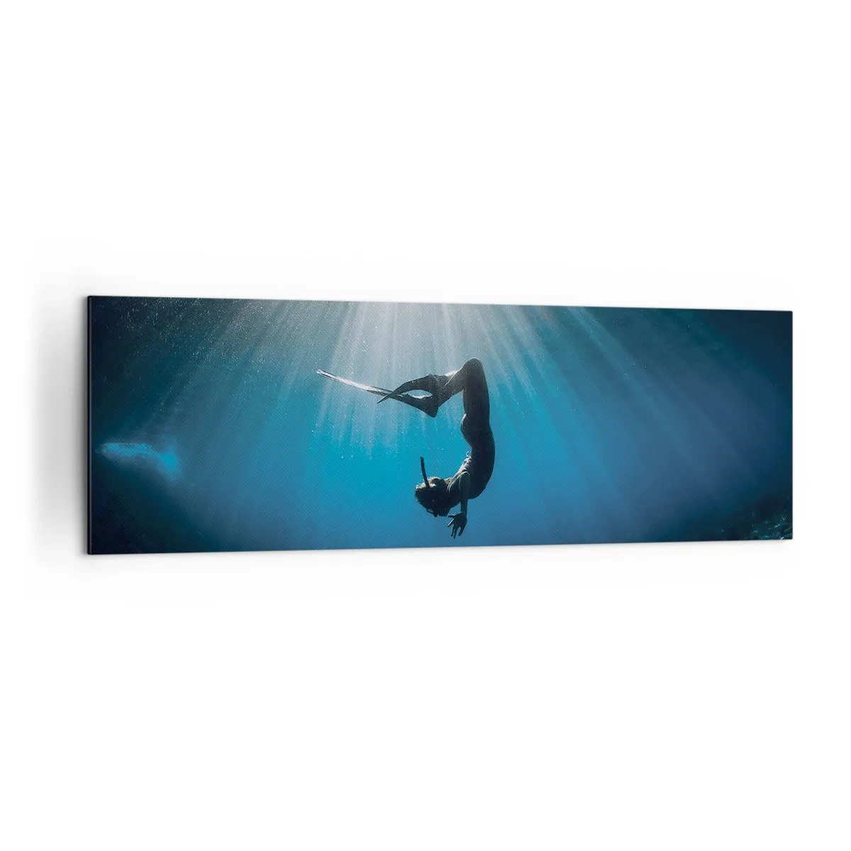 Canvas picture - Underwater dance - 160x50 cm
