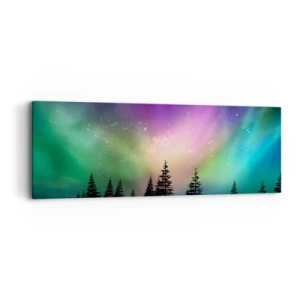 Canvas picture - White Magic - 90x30 cm
