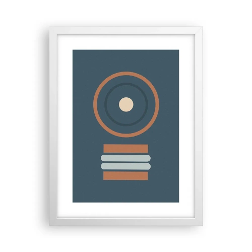 Poster in white frmae - The Matter of Things - 30x40 cm