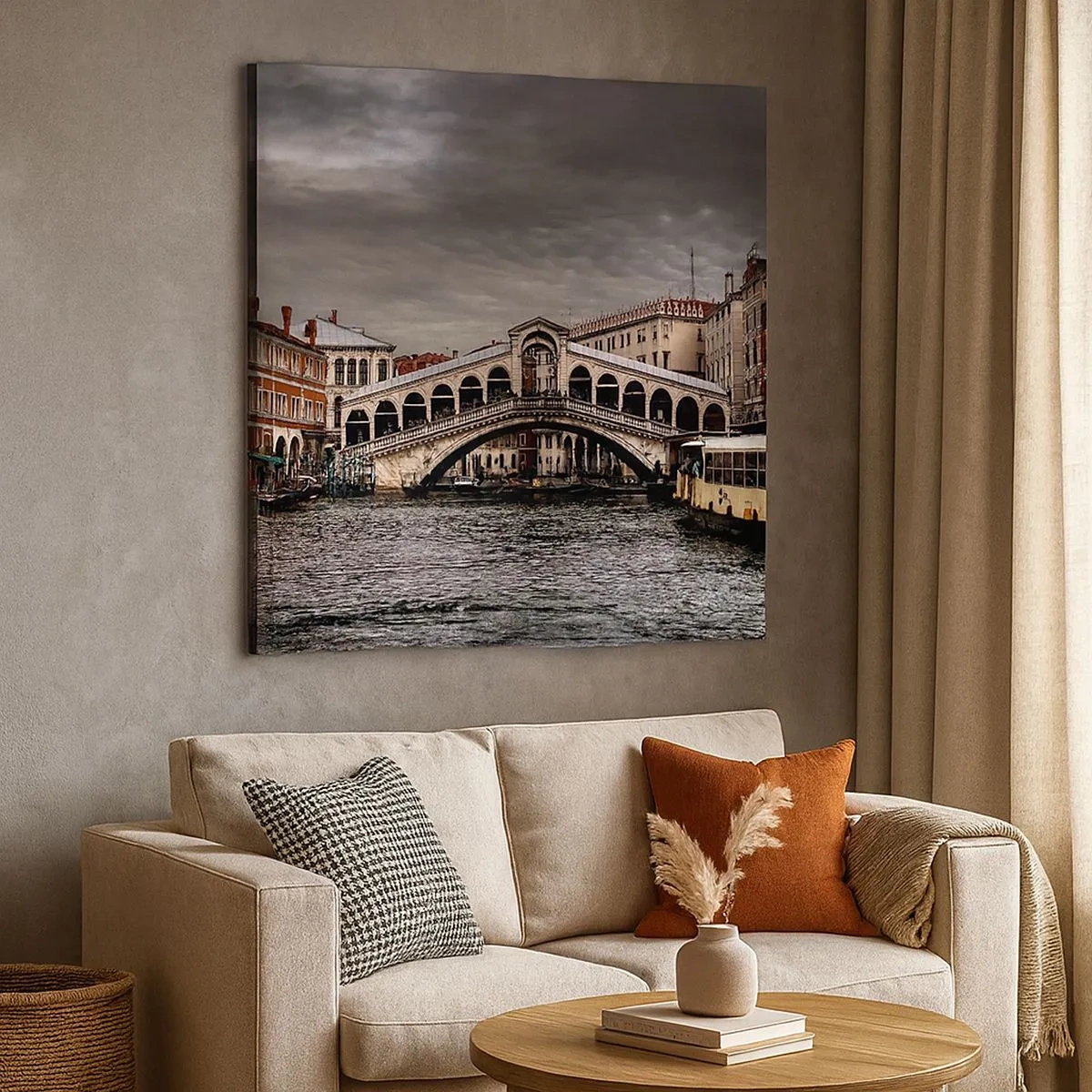 Canvas picture - Promise of a Venetian Evening - 30x30 cm