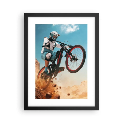 Poster in black frame - Madness on Wheels - 30x40 cm