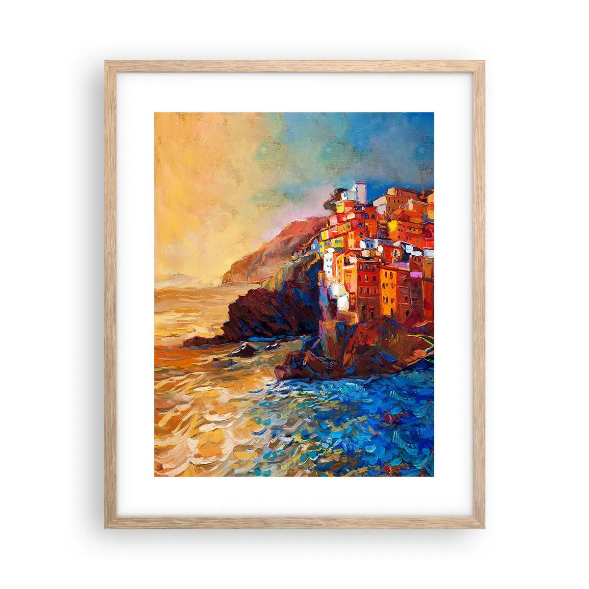 Poster in light oak frame - Italian Vibes - 40x50 cm