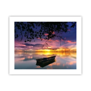 Poster - Serenity of the Lake - 50x40 cm