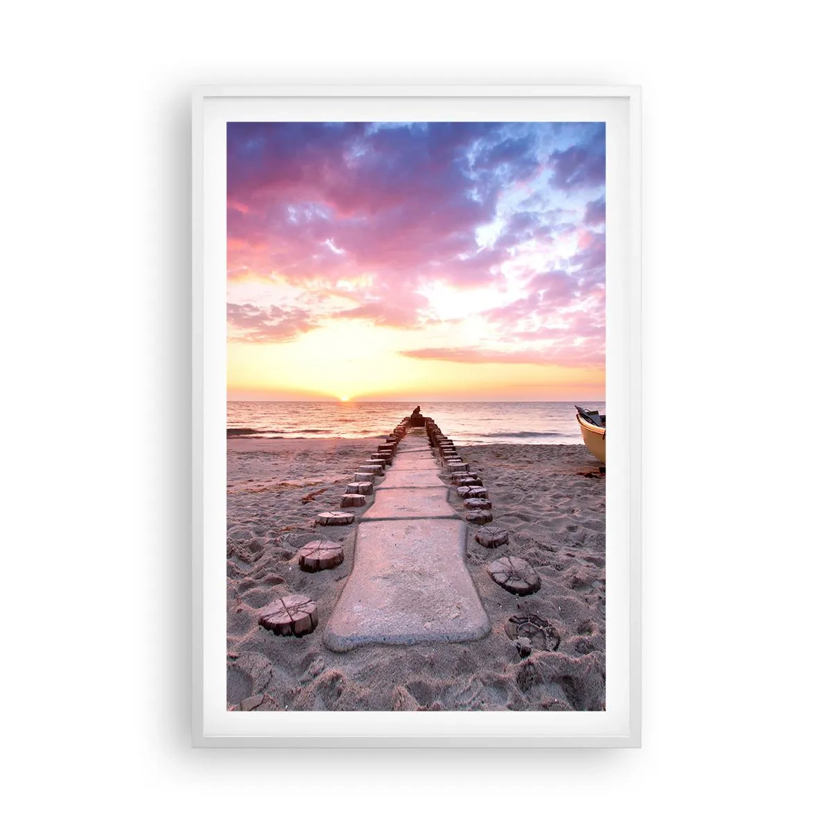 Poster in white frmae - Moments of Profound Experience - 61x91 cm