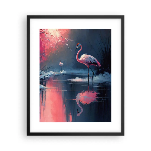 Poster in black frame - Bird Retreat - 40x50 cm