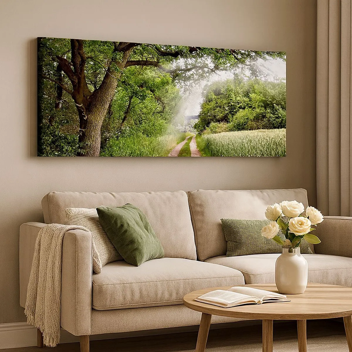 Canvas picture - Et in Arcadia Ego - 100x40 cm