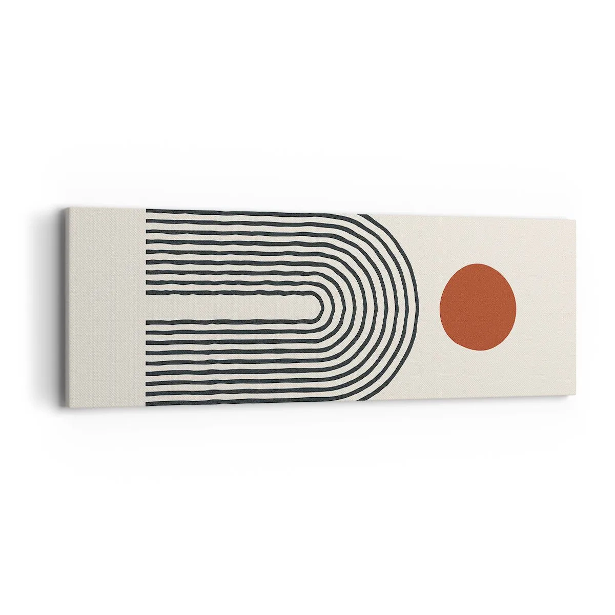 Canvas picture - Magnetism of Shapes and Colours - 90x30 cm