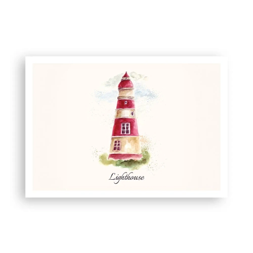 Poster - Around It the Weather Is Always Nice - 100x70 cm