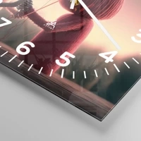 Clock face with numbers