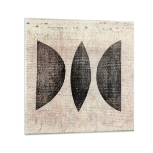 Glass picture - Ethnic Abstraction - 70x70 cm