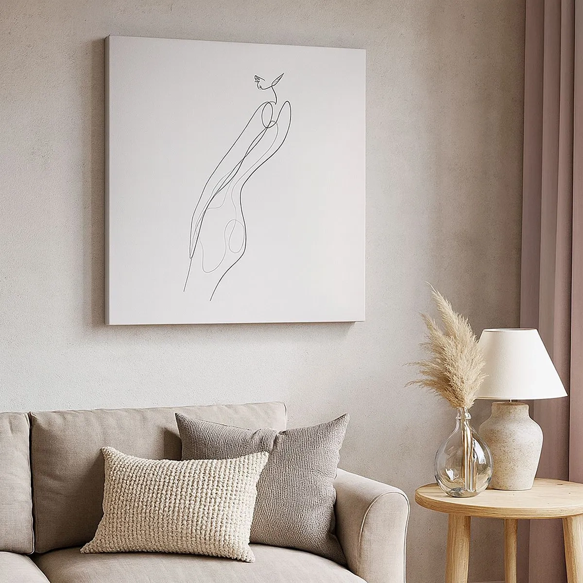 Canvas picture - Barely a Promise - 30x30 cm