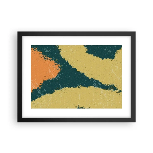 Poster in black frame - Abstract - Slow Motion - 40x30 cm