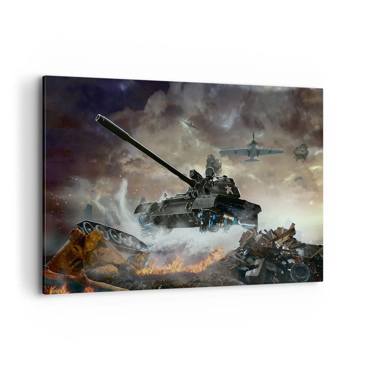 Canvas picture - Battle Is Scary and Beautiful - 120x80 cm
