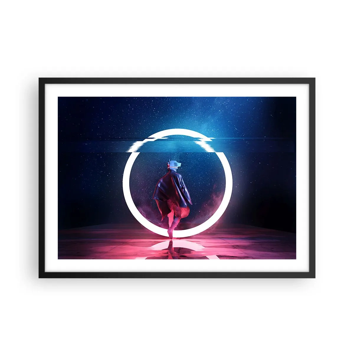 Poster in black frame - Between Worlds - 70x50 cm