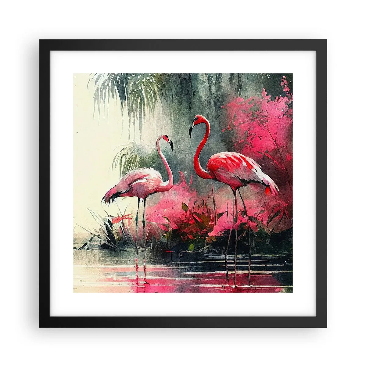 Poster in black frame - Class of Natural Charm - 40x40 cm