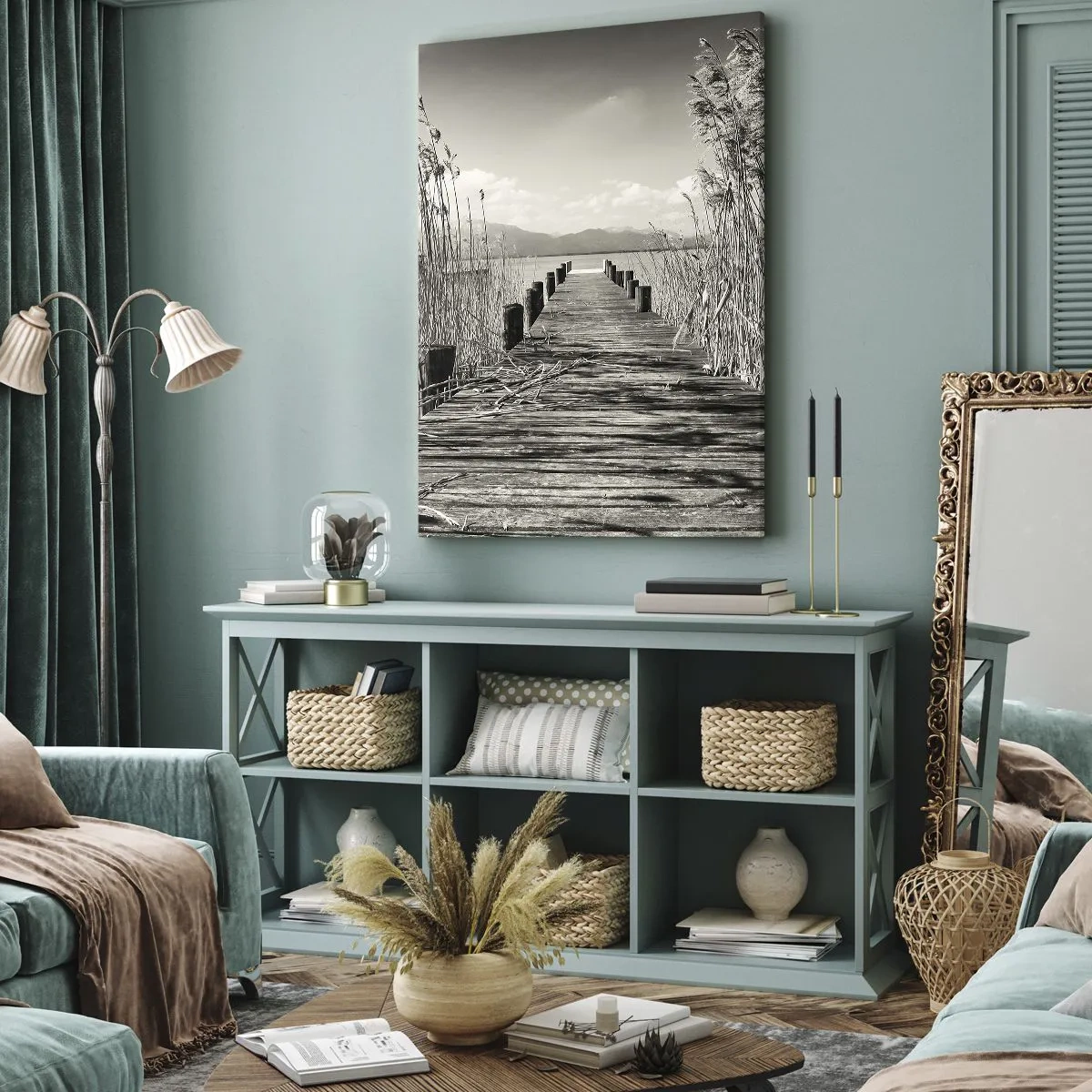 Canvas picture - In the Grass - 45x80 cm