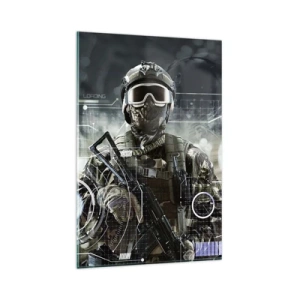 Glass picture - Power Squared - 80x120 cm