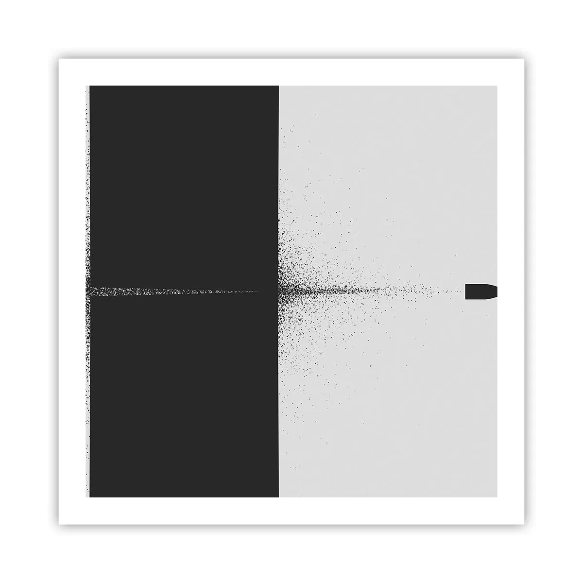 Poster - Straight to the Point - 60x60 cm
