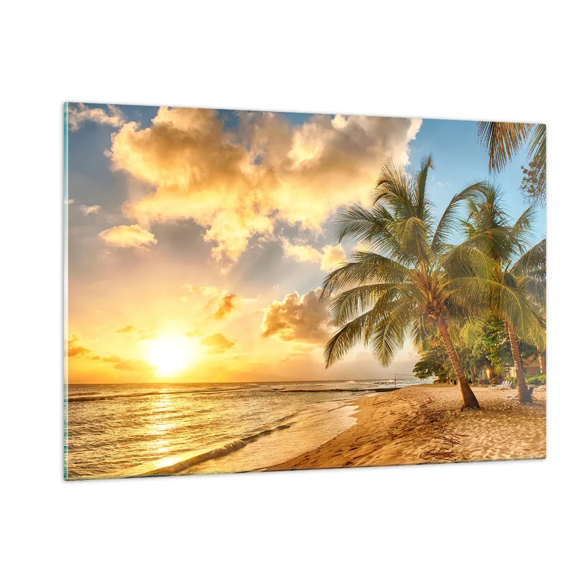 Glass picture - Eternal Summer, Always Holidays - 120x80 cm