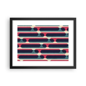 Poster in black frame - Inwards and Forwards - 40x30 cm
