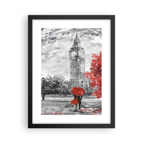 Poster in black frame - Exciting Day - 30x40 cm