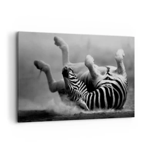 Canvas picture - Rolling out Laughing - 100x70 cm