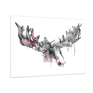 Glass picture - Crown of the King of the Forest - 100x70 cm