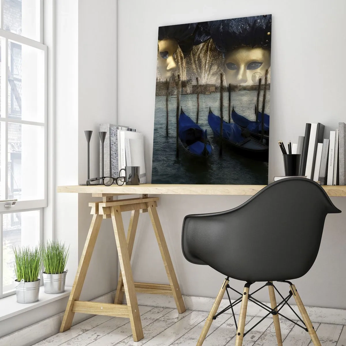 Glass picture - Time to Start the Carnival - 50x70 cm