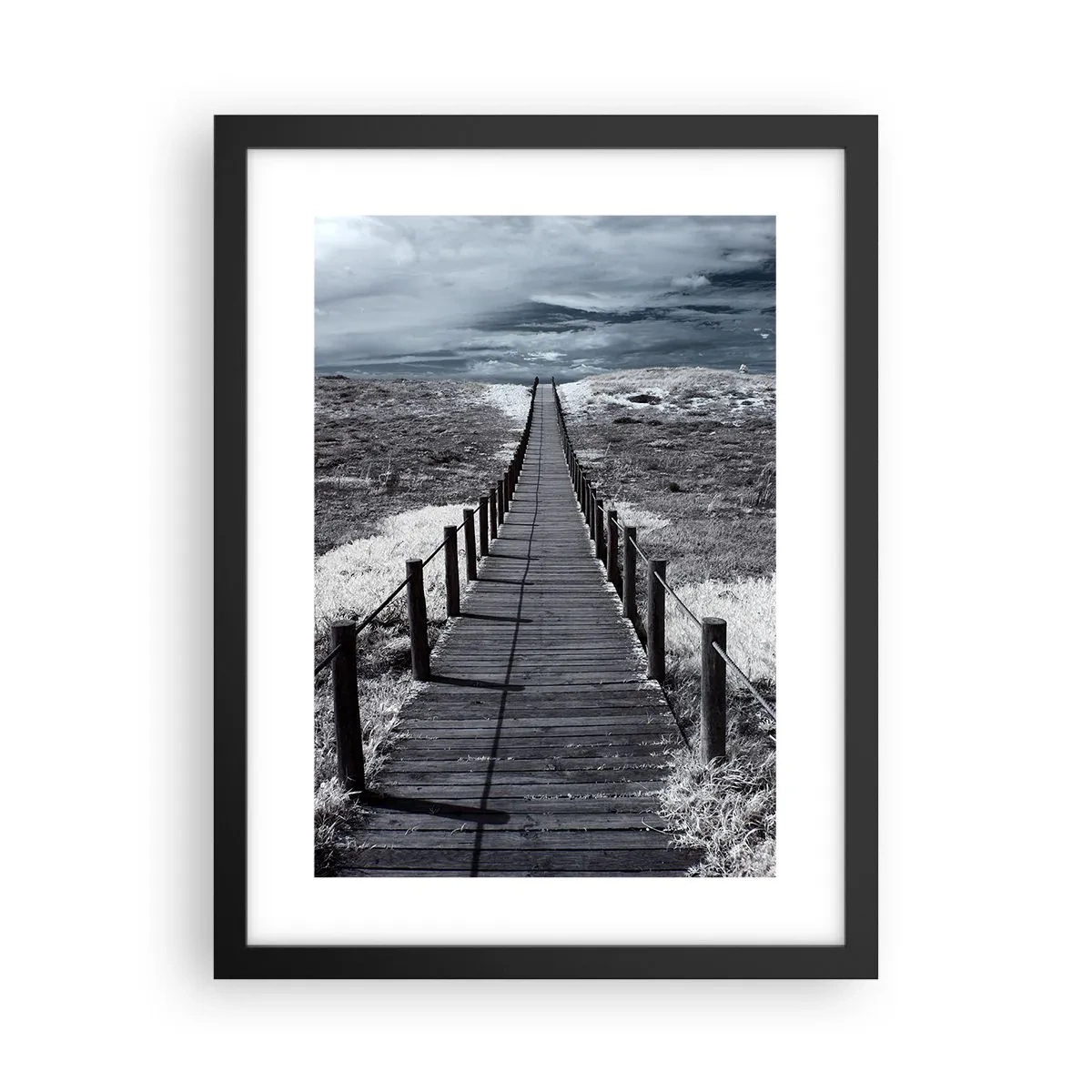 Poster in black frame - To the Shore - 30x40 cm