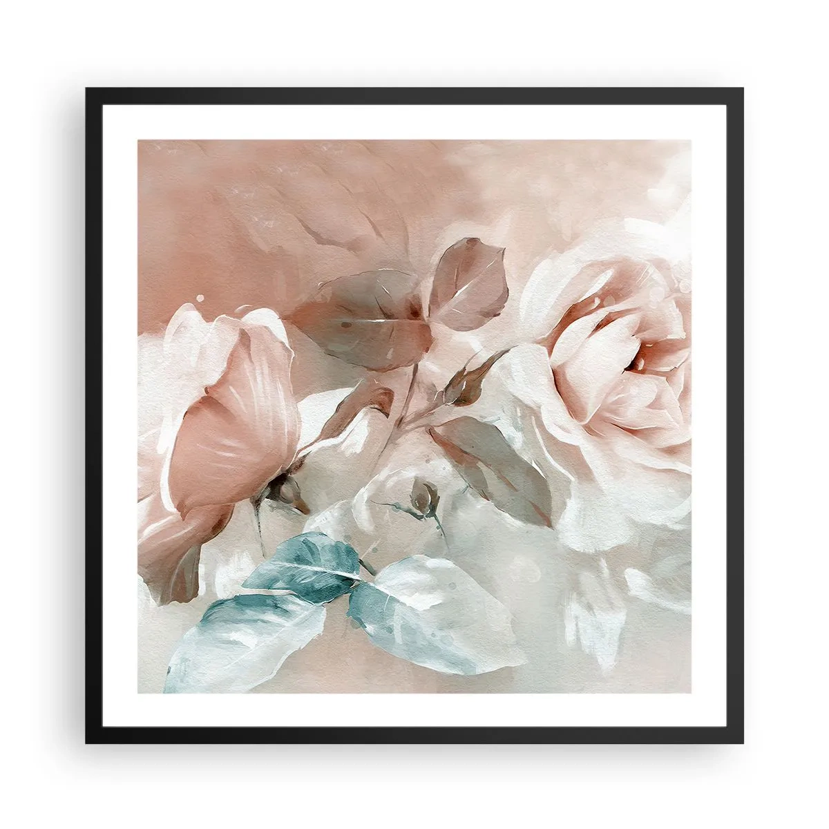 Poster in black frame - Spirit of Romaticism - 60x60 cm