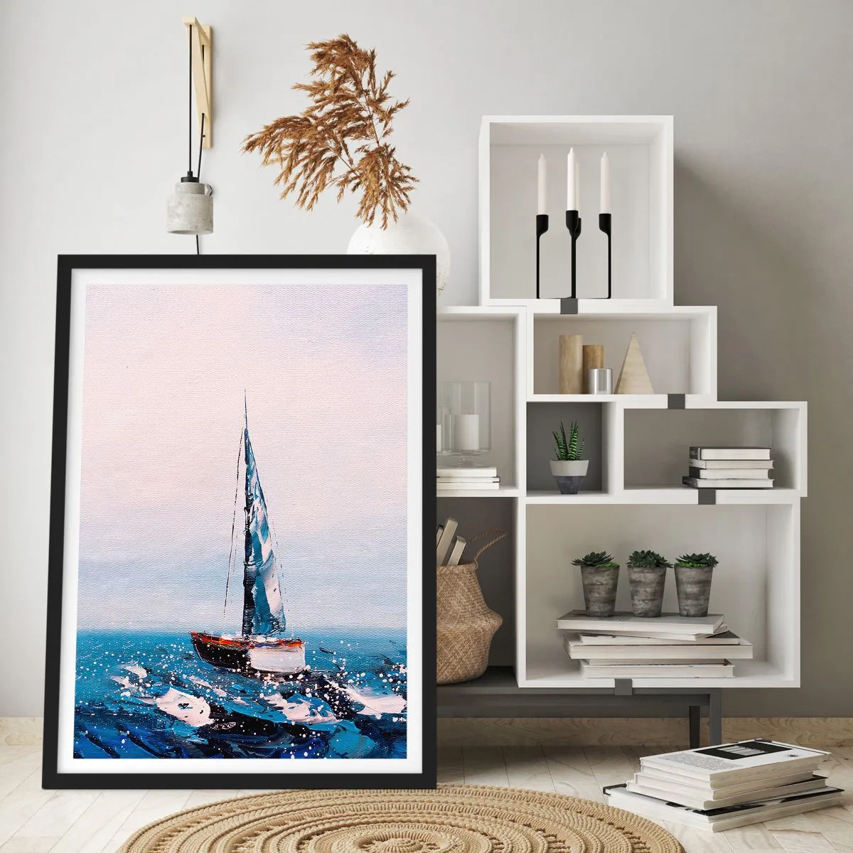 Poster in black frame - Brotherhood of Wind - 40x50 cm