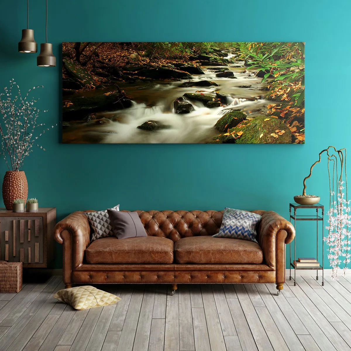 Canvas picture - Like Live Wire - 90x30 cm