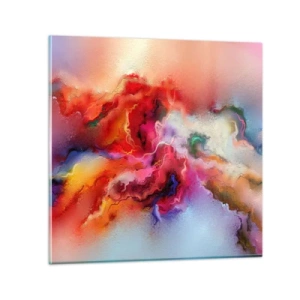 Glass picture - How to Catch Dreams - Smoke - 70x70 cm