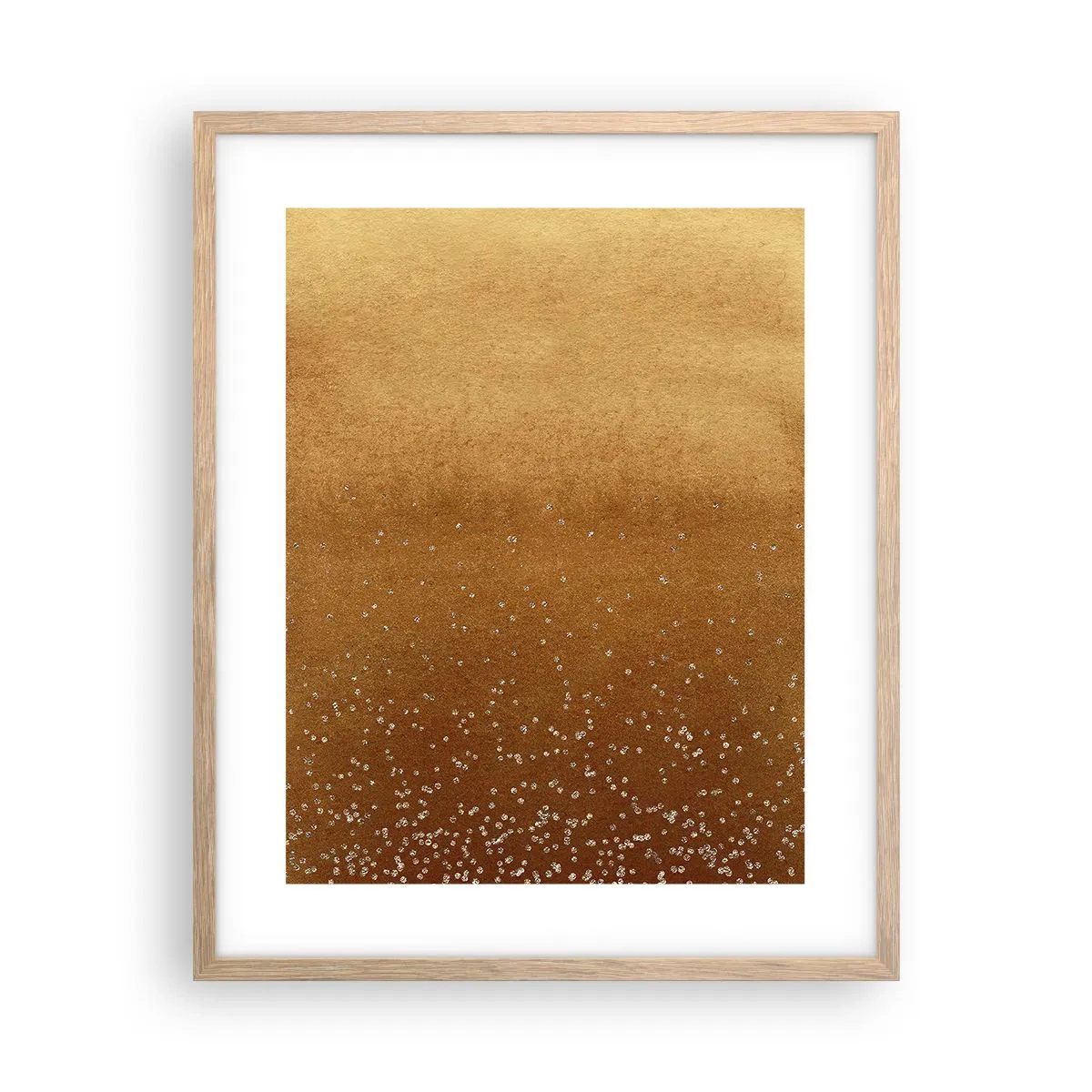 Poster in light oak frame - Tthe Birth of the Universe - 40x50 cm