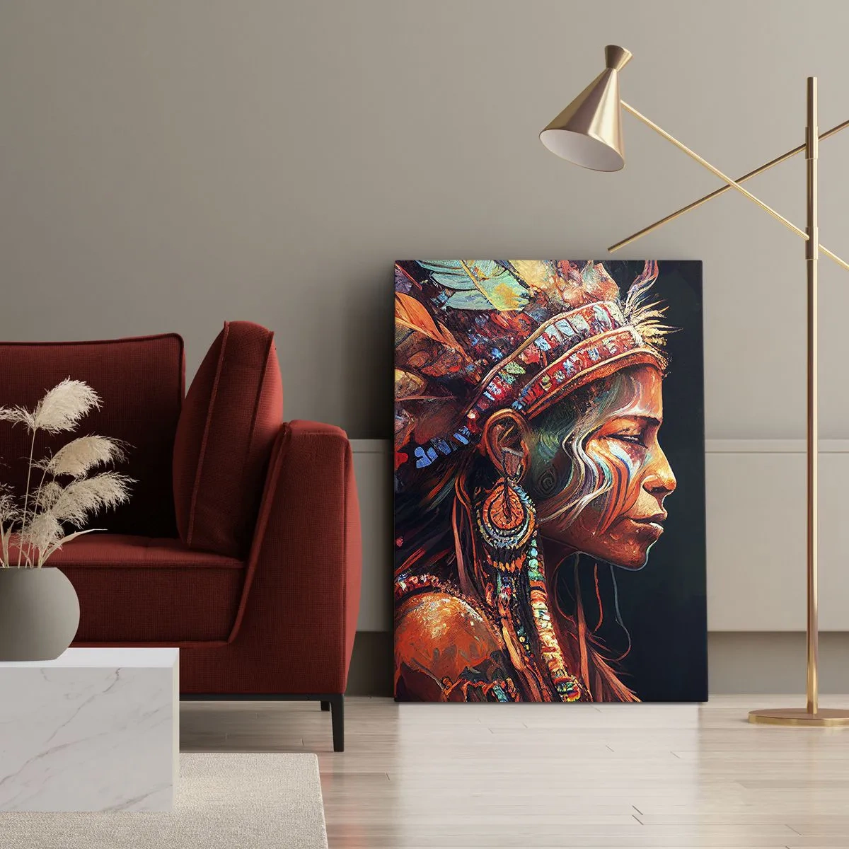 Canvas picture - Magical Ritual - 65x120 cm