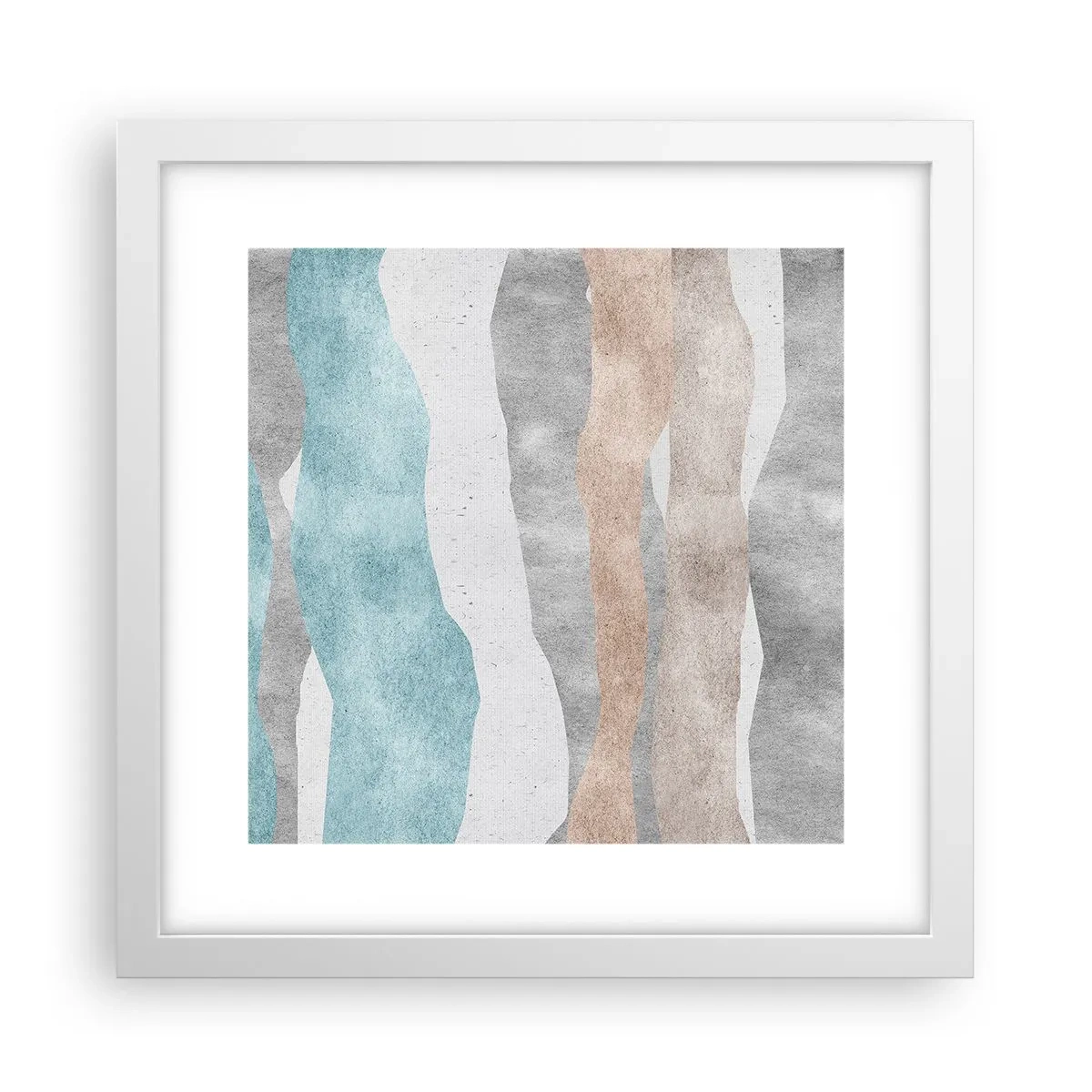 Poster in white frmae - Study of Continuity - 30x30 cm