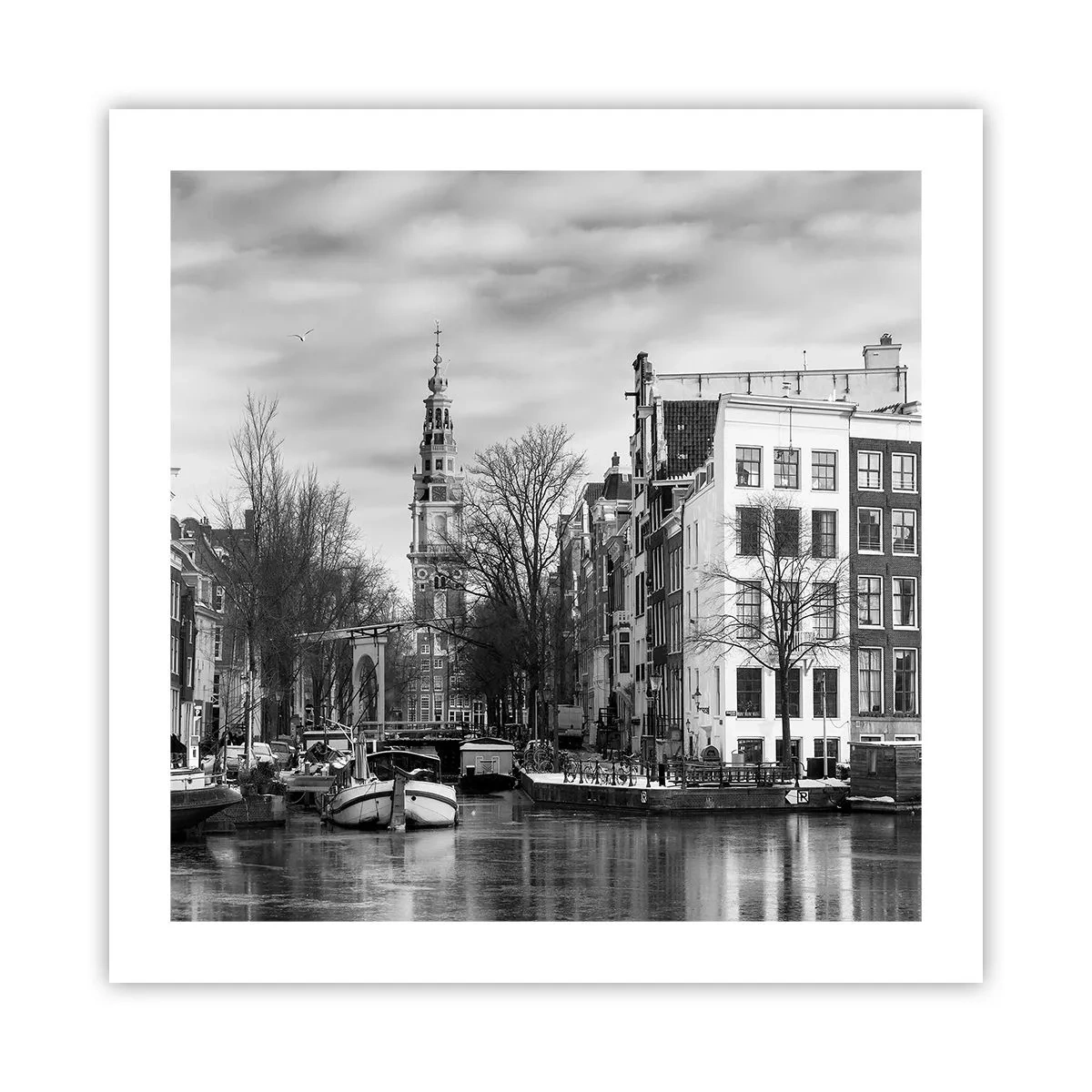 Poster - Amsterdam Atmosphere - 50x50 cm