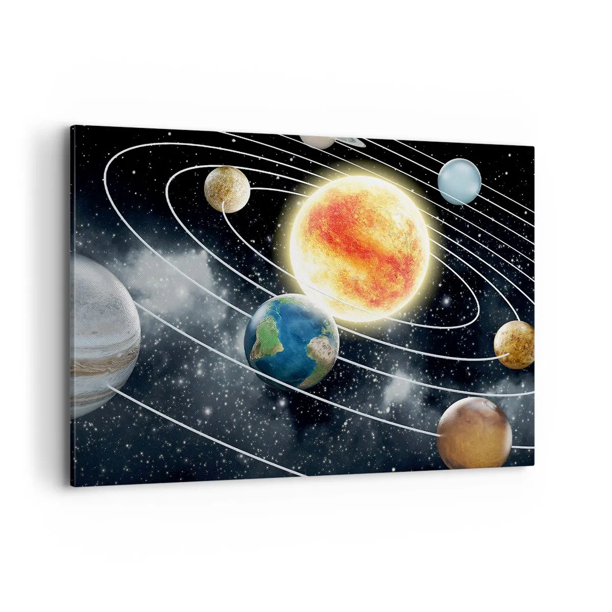 Canvas picture - Space Dance - 100x70 cm
