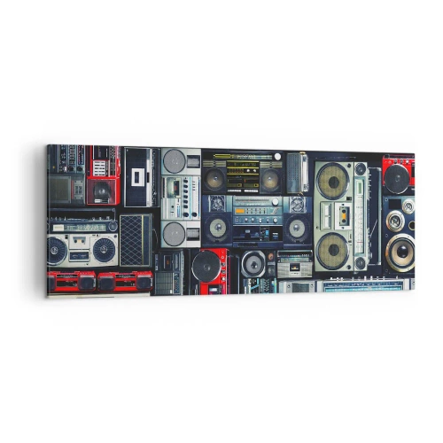 Canvas picture - Nostalgy for the 80-ies - 140x50 cm