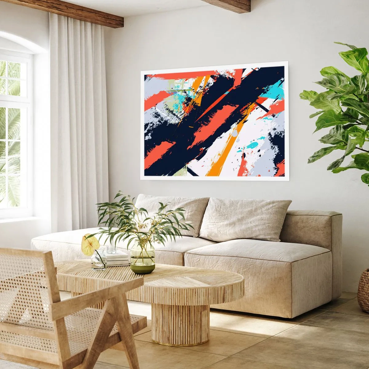 Poster - Dynamic Composition - 40x30 cm