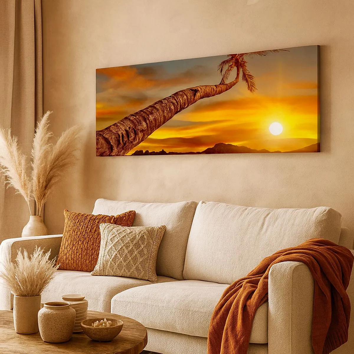 Canvas picture - Exotic Holiday, Caribbean Adventure - 100x40 cm