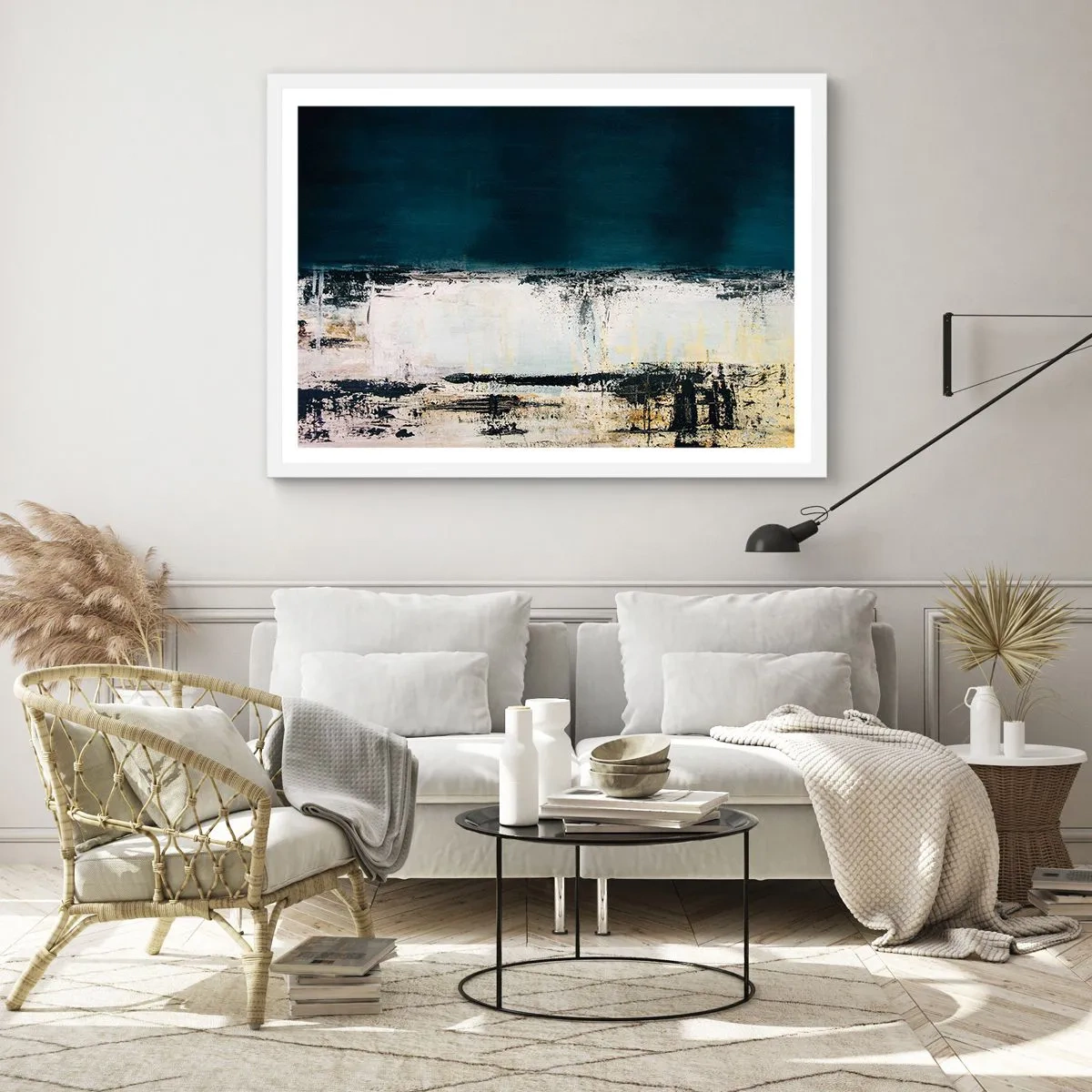 Poster in white frmae - Horizontal Compostion - 50x40 cm