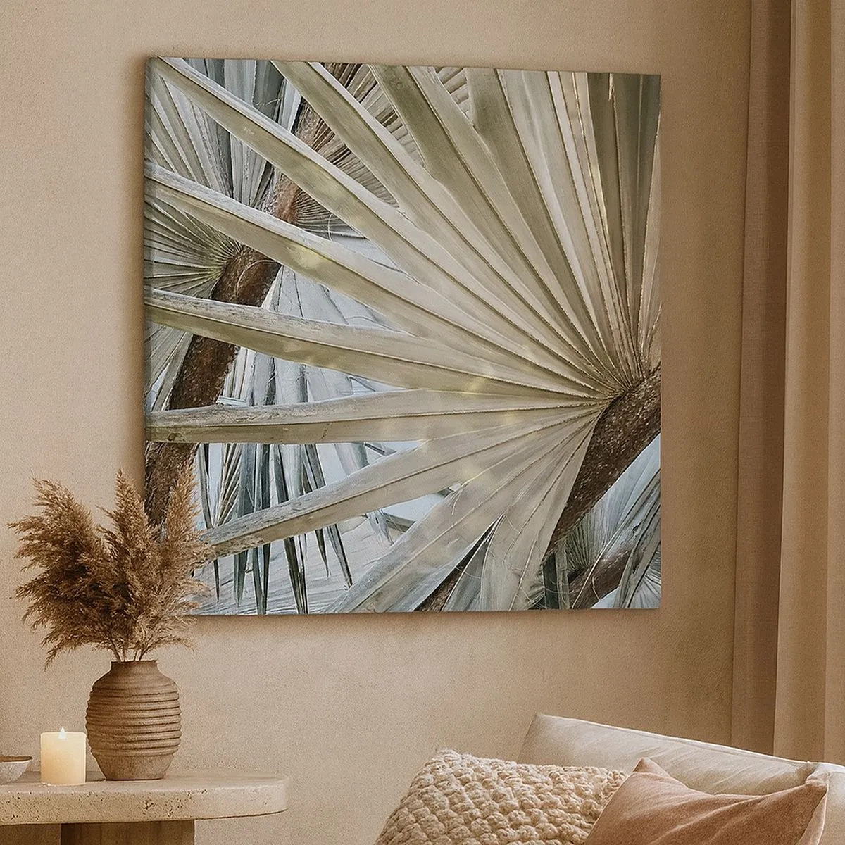 Canvas picture - Fans in tropics - 30x30 cm