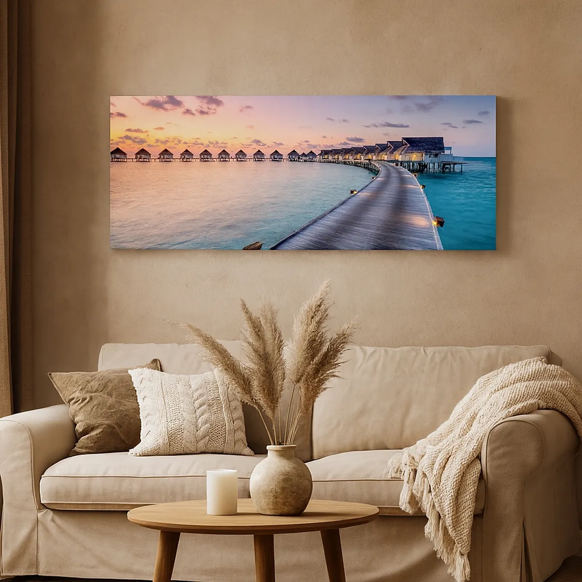 Canvas picture - Holidays - Return to the Source - 30x30 cm