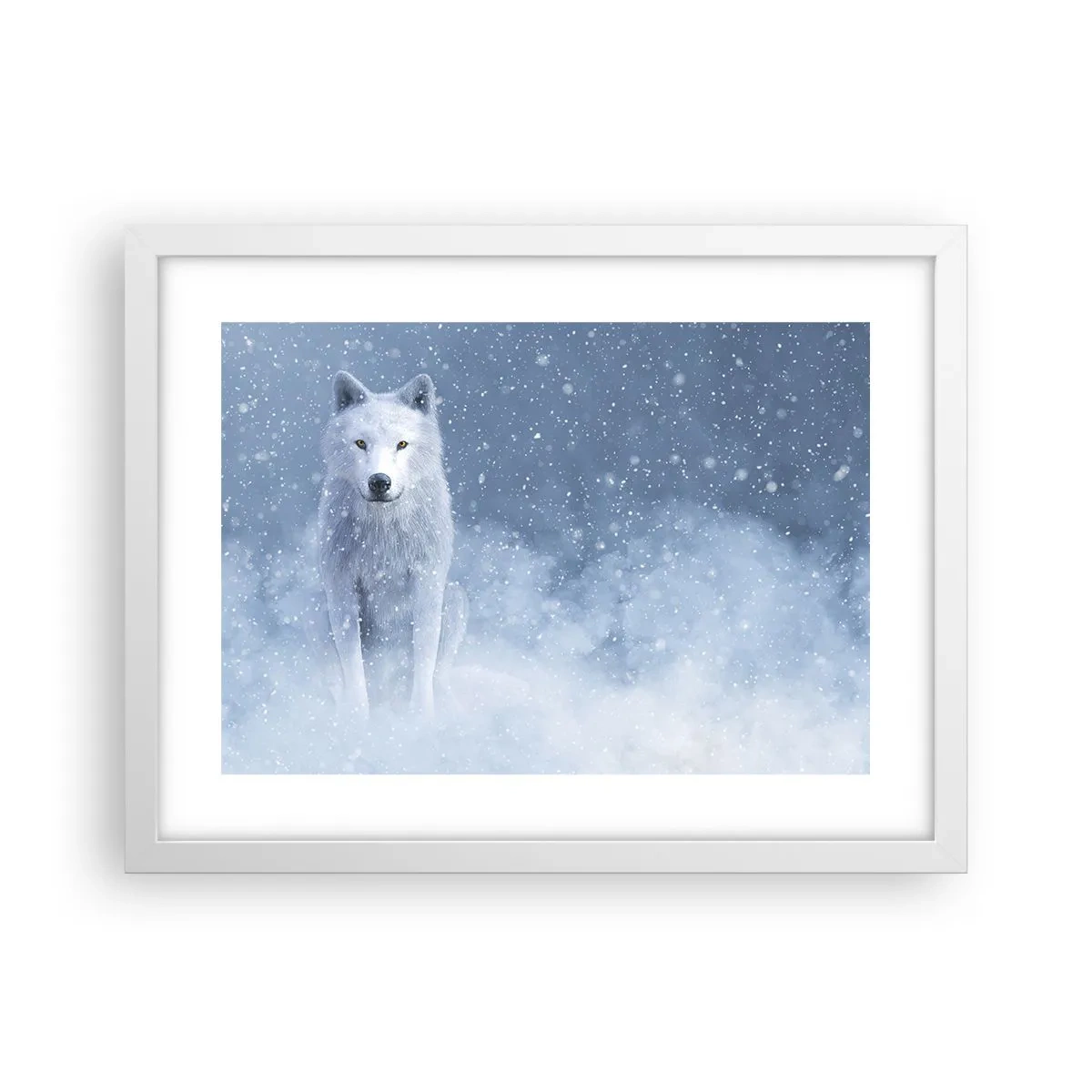 Poster in white frmae - In Winter Spirit - 40x30 cm