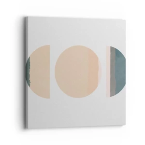 Canvas picture - Wheel after a Wheel - 30x30 cm