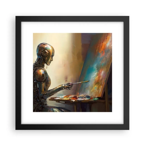 Poster in black frame - Art of the Future - 30x30 cm