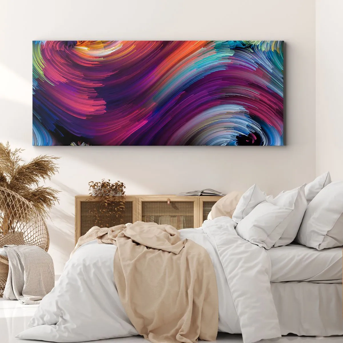 Canvas picture - Beginning of New World - 160x50 cm