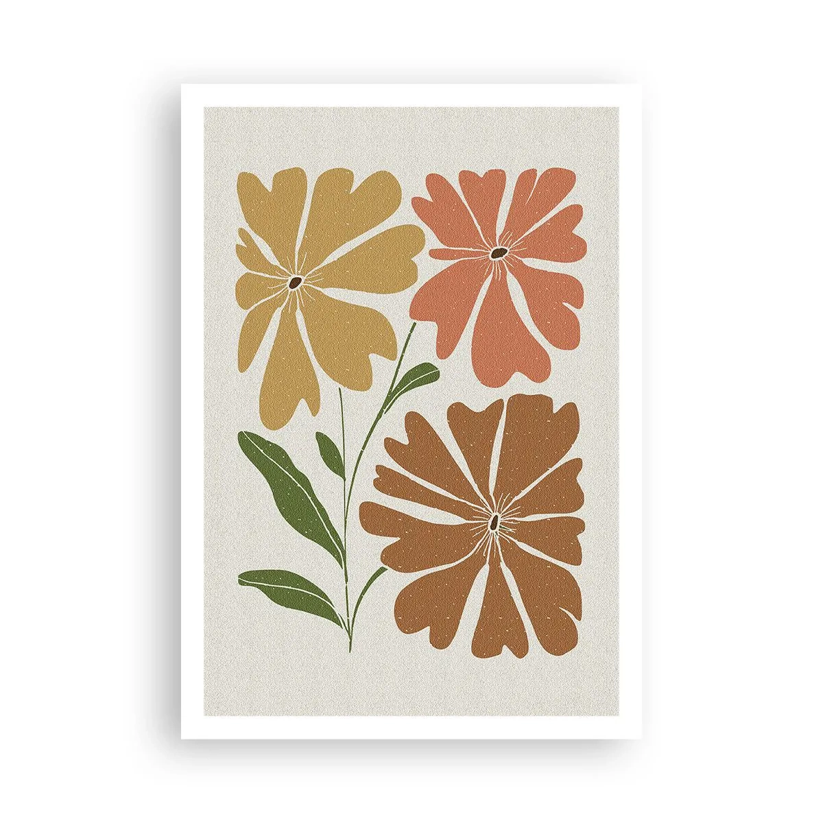 Poster - Nature and Geometry - 70x100 cm